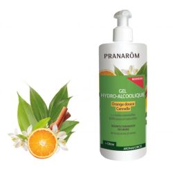 Pranarom Aromaforce Gel Hydro-alcoolique Orange douce/Cannelle 500mL