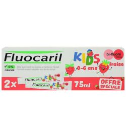 Fluocaril Dent Kids 0/6An Gel Frais2X50Ml
