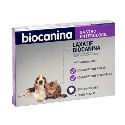 Biocanina Laxatif Chien/Chat 30 Comprimés