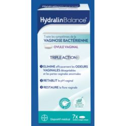 Hydralin balance ovule vaginal vaginose bactérienne