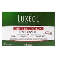 Luxeol Chute de cheveux réactionnelle 90 gélules