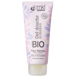 MKL Gel douche bio fleur blanche 200ml