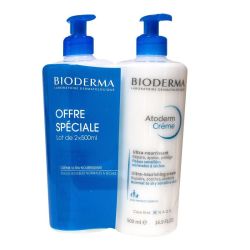 Bioderma Atoderm Crème Ultra Lot 500 mL x2