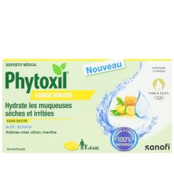 Phytoxil Mal De Gorge Miel Citron 16