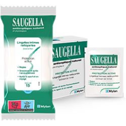 Saugella Lingettes Antiseptiques Sachet x15