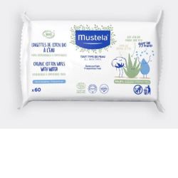 Mustela Lingettes A L'Eau Bio X60