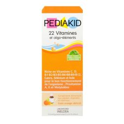 Pediakid 22 Vitamines & Oligo-éléments Sirop 125mL