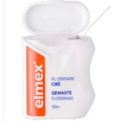 ELMEX Fil Dentaire Ciré 50m