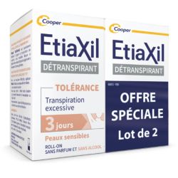 ETIAXIL Détranspirant Excessive Lot de 2