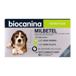 Biocanina Milbetel 2,5Mg/25Mg Chien 2 Comprimés