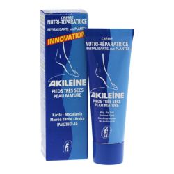 Akileine Nutri-Réparatrice Pieds Très Secs Peau Mature 50 mL