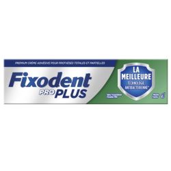 FIXODENT Pro Plus Crème adhésive prothèse totale ou partielle