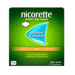 Nicorette 2Mg Gom Med Ss Suc Frts Plq/210