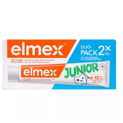 Elmex Dentifrice Junior Lot de 2 x 75 ml