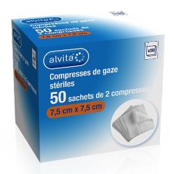Alvita Cpres Gaze7,5X7,5 S502