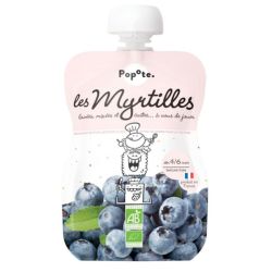 POPOTE GOURDE MYRTILLE BIO 120G