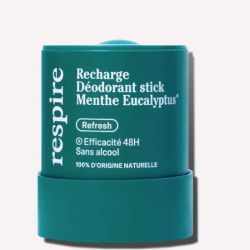 RESPIRE Recharge Déodorant Stick Menthe Eucalyptus