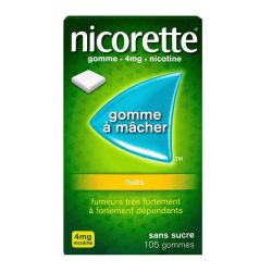 Nicorette Fruit 4Mg S/S  Gom105