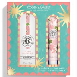 Roger & Gallet Coffret Noël Crème Mains + Eau parfumée Fleur de Figuier
