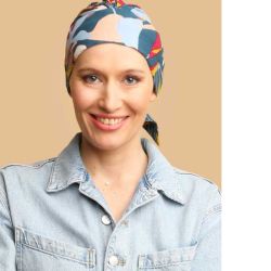 Fleurie Bandana myrtille jungle