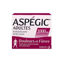 Aspegic Ad. 1000Mg Buv Sach 20