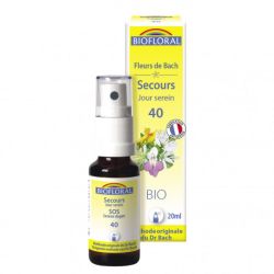 Biofloral Fleur de Bach 40 Fl 25 mL Secours Jour Serein
