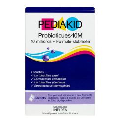 Pediakid Probiotiques 10M Poudre en Sachet Boite de 10