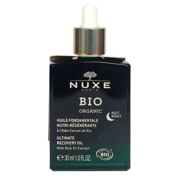 Nuxe Huile Nuit Nutri-Régénérante Bio 30mL
