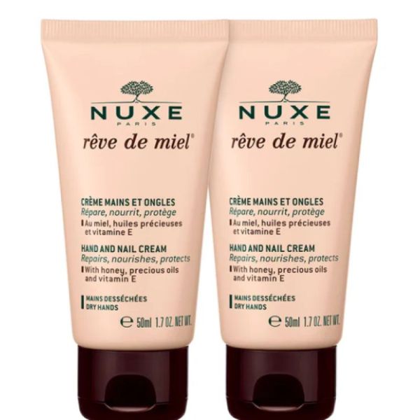 Nuxe Rêve de miel lot de 2 crèmes mains et ongles
