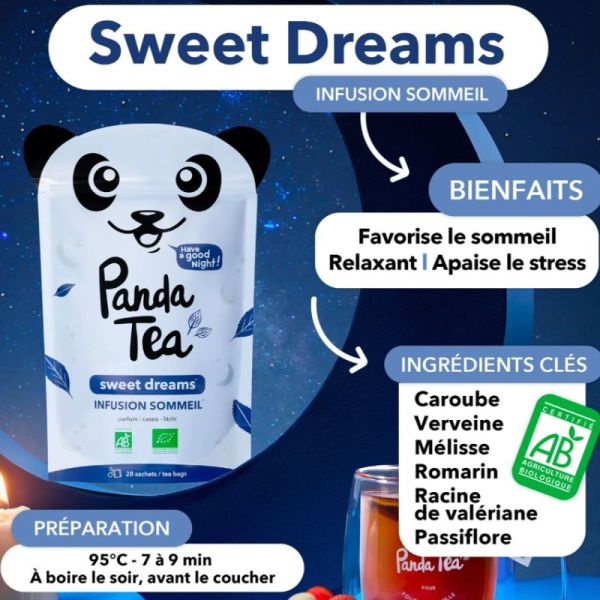 PANDA TEA SWEET DREAMS INFUSION SOMMEIL