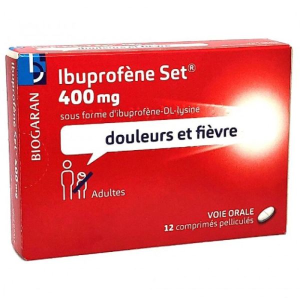 Ibuprofene Set 400Mg Cpr Bt12