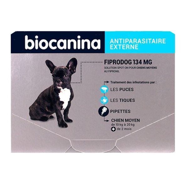 Biocanina Fiprodog 134Mg S.o M.cn Pip 3
