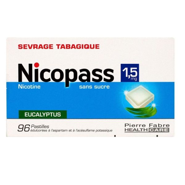Nicopass 1,5Mg S/S Euca Past96