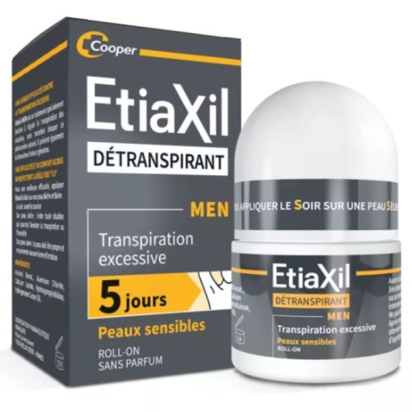 Etiaxil Détranspirant Transpiration Excessive Homme