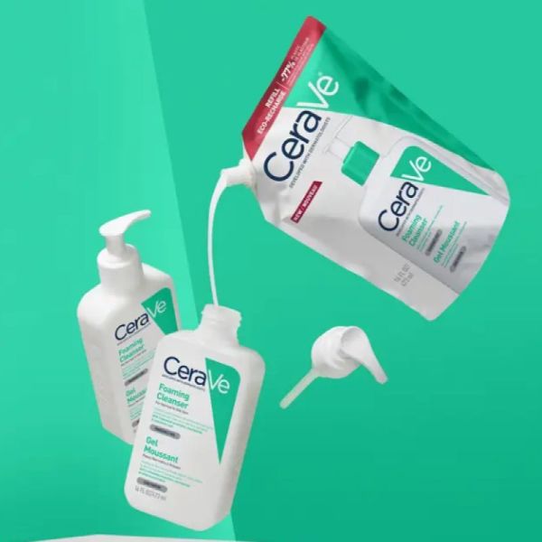 CeraVe Recharge gel moussant peaux normales à grasses