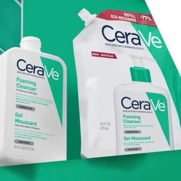 CeraVe Recharge gel moussant peaux normales à grasses