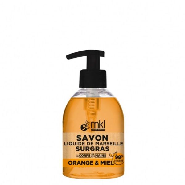 Mkl Savon Liquide Marseille Orange Miel 300mL