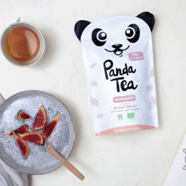 PANDA TEA NAMASTE 28 day relax jasmin vanille bergamotte