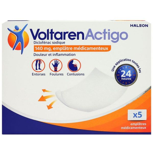 Voltarenactigo 140Mg Empl Sac5