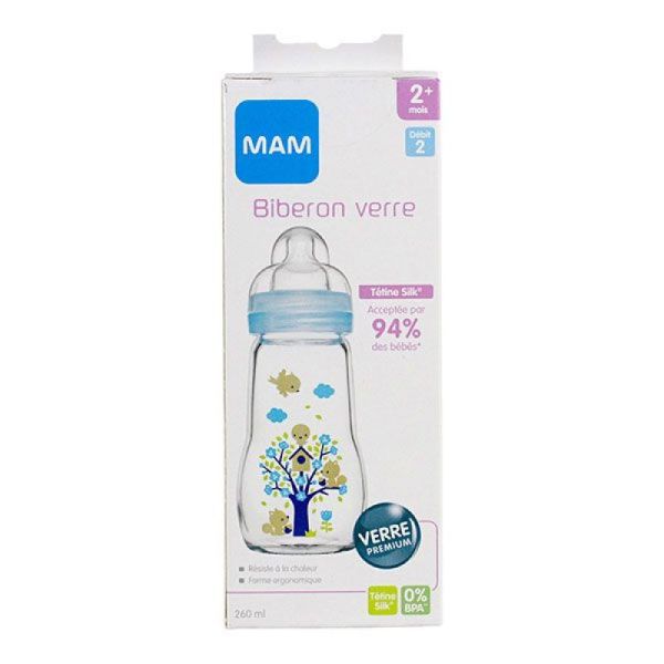 Mam Bib Tet Deb2 Bleu 260Ml