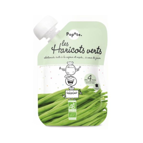 POPOTE GOURDE HARICOT VERT BIO 120G