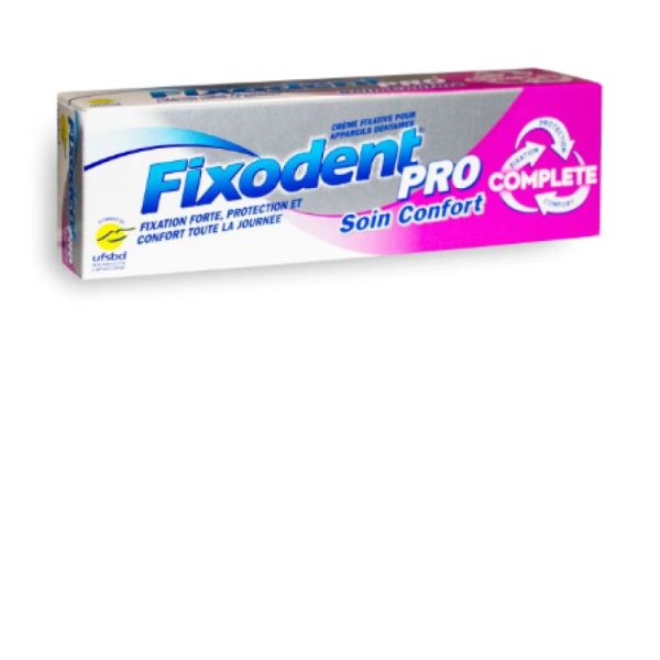 Fixodent Pro Soin Confort Complet Crème Adhésive