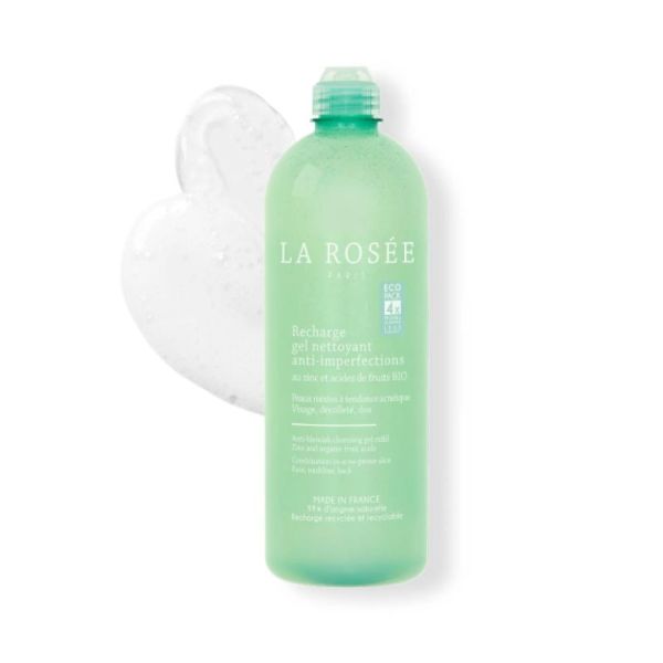 La Rosée Recharge gel nettoyant anti imperfections