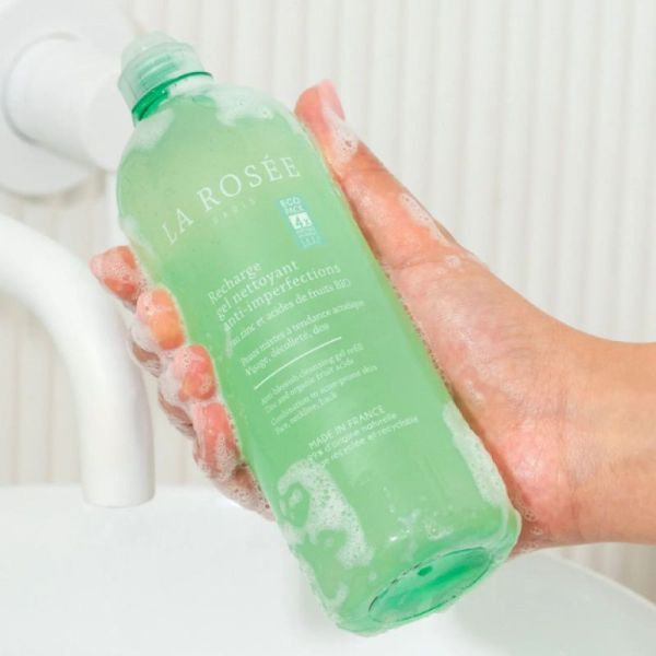 La Rosée Recharge gel nettoyant anti imperfections