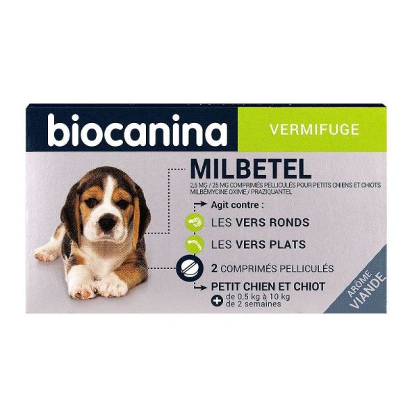 Biocanina Milbetel 2,5Mg/25Mg Cpr Ch B/2