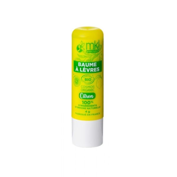 Mkl Baume à Lèvres Citron Bio