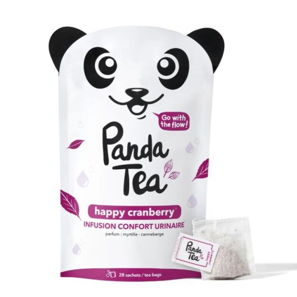 PANDA TEA Happy Cranberry confort urinaire myrtille canneberge
