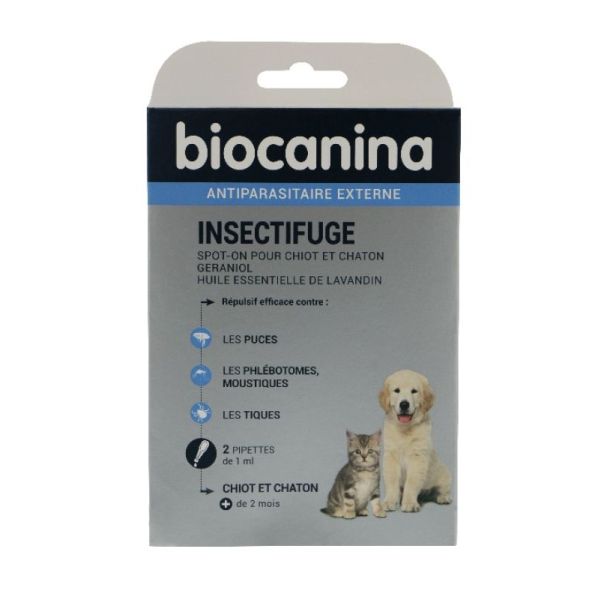 Biocanina Insectifuge Spot On Chiot Chaton 2 Pipettes