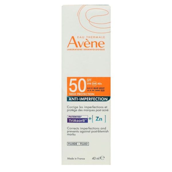 Avene Solaire Anti Imperfections SPF50 40Ml