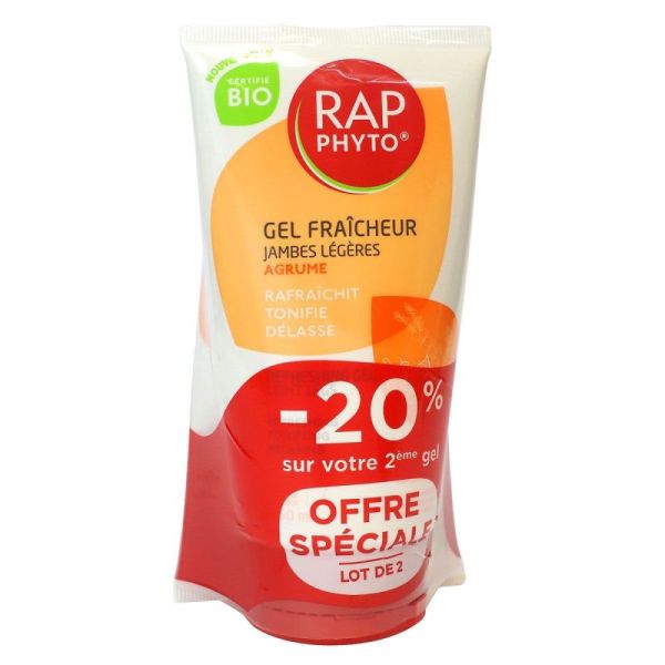 Rap Phyto Gel Fraicheur Agrume Tb 2X150Ml
